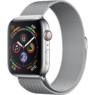 Фото товара Apple Watch Series 4 GPS + Cellular 40mm (Stainless Steel Case with Milanese Loop)