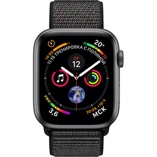 Фото товара Apple Watch Series 4 GPS 44mm (Space Gray Aluminum Case with Black Sport Loop)