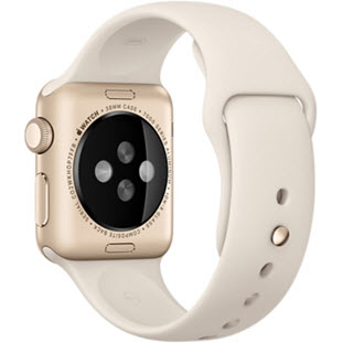 Фото товара Apple Watch Sport 38mm (Gold Aluminum Case with Antique White Sport Band)