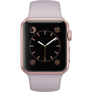 Фото товара Apple Watch Sport 38mm (Gold Aluminum Case with Lavender Sport Band)