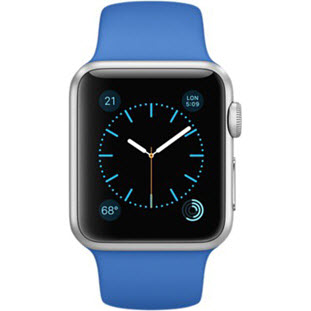 Фото товара Apple Watch Sport 38mm (Silver Aluminum Case with Royal Blue Sport Band)