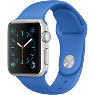 Фото товара Apple Watch Sport 38mm (Silver Aluminum Case with Royal Blue Sport Band)