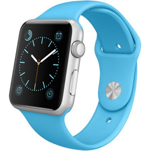 Фото товара Apple Watch Sport 42mm (Silver Aluminum Case with Blue Sport Band)