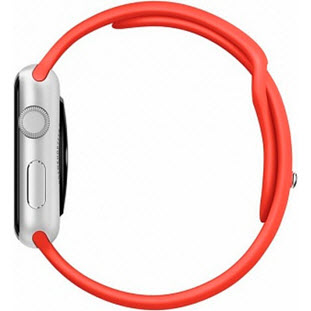 Фото товара Apple Watch Sport 42mm (Silver Aluminum Case with Orange Sport Band)