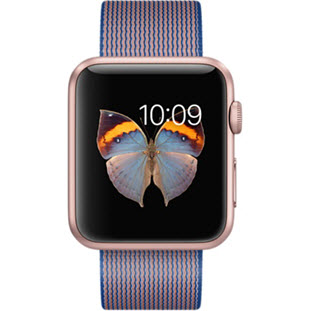 Фото товара Apple Watch Sport 42mm (Rose Gold Aluminum Case with Royal Blue Woven Nylon)