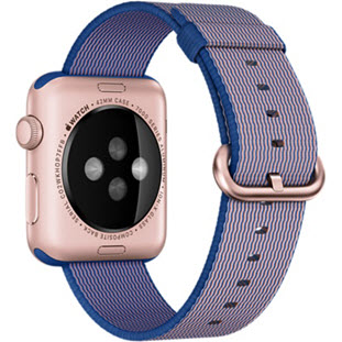 Фото товара Apple Watch Sport 42mm (Rose Gold Aluminum Case with Royal Blue Woven Nylon)