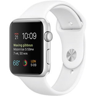 Фото товара Apple Watch Sport 42mm (Silver Aluminum Case with White Sport Band)