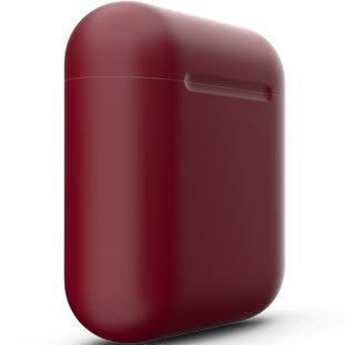 Фото товара Apple AirPods 2 Color (беспроводная зарядка чехла, matt burgundy)