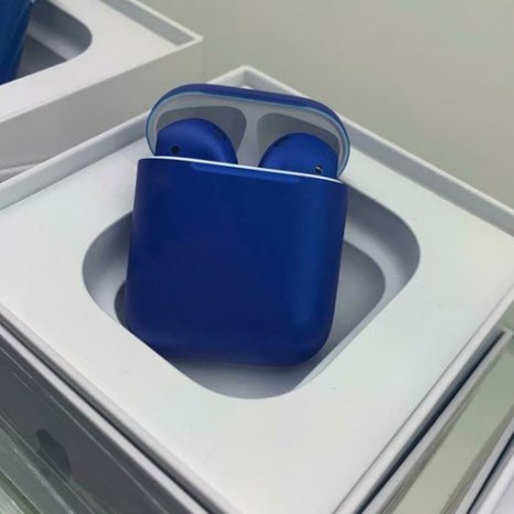 Фото товара Apple airPods Custom Colors (matt medium blue)
