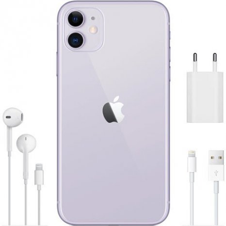 Фото товара Apple iPhone 11 (256Gb, purple, MWMC2RU/A)