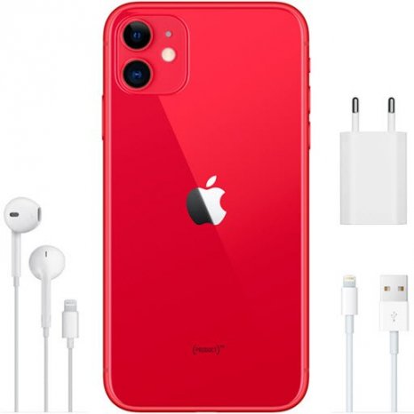 Фото товара Apple iPhone 11 (256Gb, red)