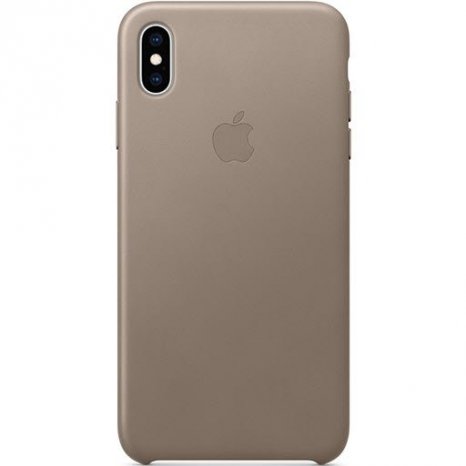 Фото товара Apple Leather Case для iPhone XS Max (taupe, MRWR2ZM/A)