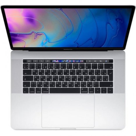 Фото товара Apple MacBook Pro 15 with Retina display Mid 2019 (MV922RU/A, i7 2.6/16Gb/256Gb, silver)