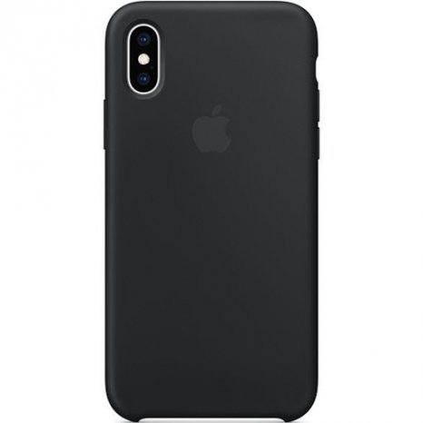 Фото товара Apple Silicone Case для iPhone XS (black, MRW72ZM/A)