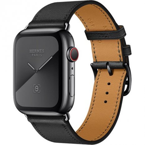 Фото товара Apple Watch Hermes Series 5 GPS + Cellular 44mm (Space Black Stainless Steel Case with Noir Single Tour)