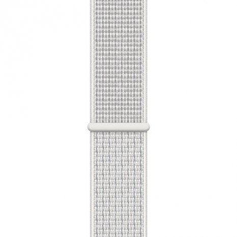 Фото товара Apple Watch Series 4 GPS + Cellular 40mm (Silver Aluminum Case with Summit White Nike Sport Loop)