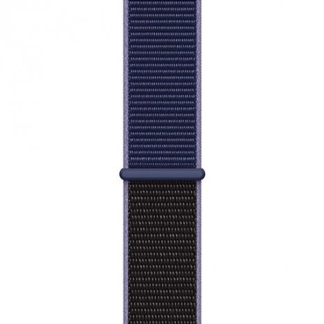Фото товара Apple Watch Series 5 GPS + Cellular 44mm (Gold Stainless Steel Case with Midnight Blue Sport Loop)