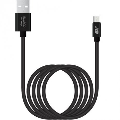 Фото товара BoraSCO USB - microUSB 2A 2м (черный)
