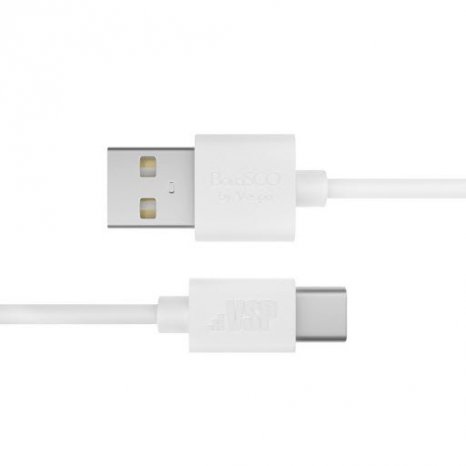 Фото товара BoraSCO USB - USB Type-C 2A 1м (белый)