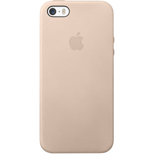 Фото товара Case Leather для iPhone 5/5S/SE (beige)