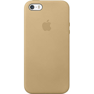 Фото товара Case Leather для iPhone 5/5S/SE (gold)