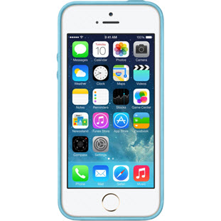 Фото товара Case Leather для iPhone 5/5S/SE (light blue)