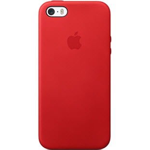 Фото товара Case Leather для iPhone 5/5S/SE (red)