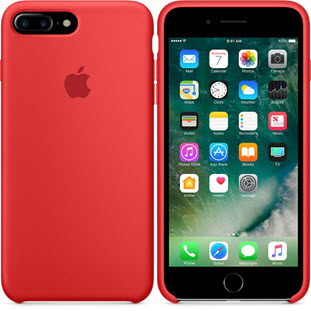 Фото товара Case Silicone для iPhone 7 Plus (red)