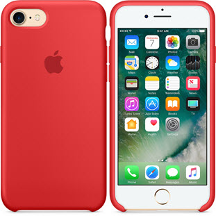 Фото товара Case Silicone для iPhone 7 (red)