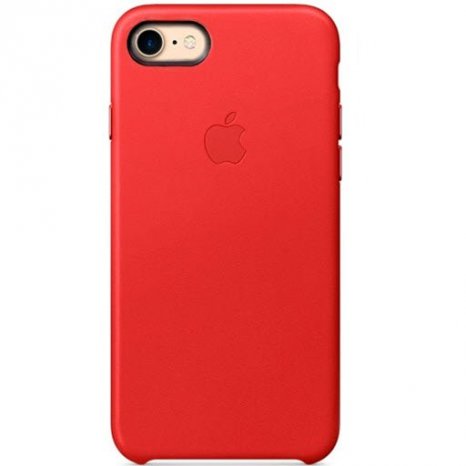 Фото товара Case Leather для iPhone 7/8 (red)