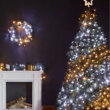 Фото товара LED Twinkly Strings (Gold & Silver edition) - 250 шт. (20 м)