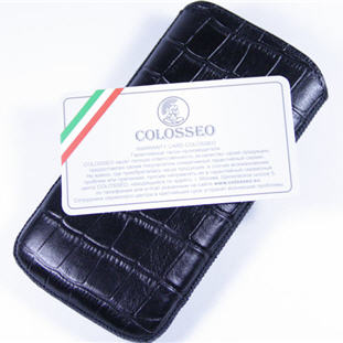 Фото товара Colosseo универсальный кожаный размер XL (черный крокодил)