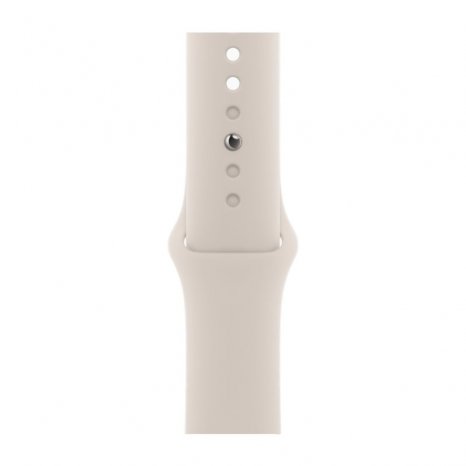Фото товара Apple Watch SE (2024) 44mm Starlight Aluminum Case with Starlight Sport Band (GPS) (размер S/M)
