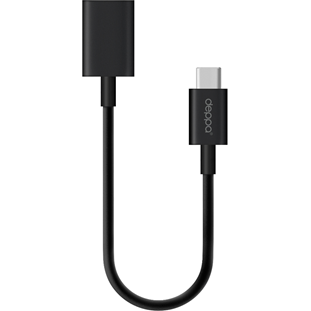 Фото товара Deppa USB C Plug - USB A 3.0 (0.15м, черный)