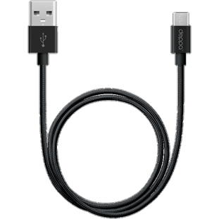 Фото товара Deppa Alum USB - micro USB (1.2м, нейлоновая оплетка, черный)