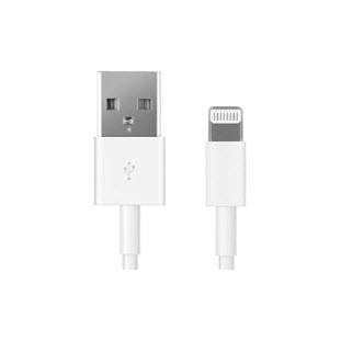 Фото товара Deppa АЗУ 2 USB 2.1А, дата-кабель 8-pin для Apple (белый)