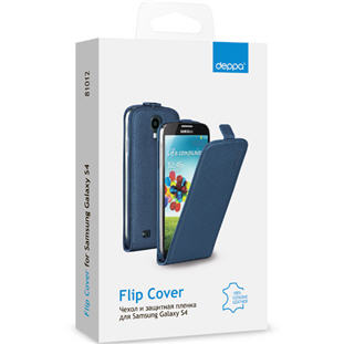 Фото товара Deppa Flip Cover для Samsung Galaxy S4 (синий)