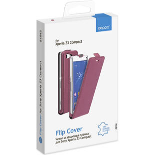 Фото товара Deppa Flip Cover для Sony Xperia Z3 Compact (фуксия)