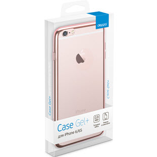 Фото товара Deppa Gel Plus Case для Apple iPhone 6/6S (прозрачный розовый)