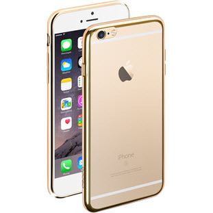 Фото товара Deppa Gel Plus Case для Apple iPhone 6/6S (прозрачный золотой)