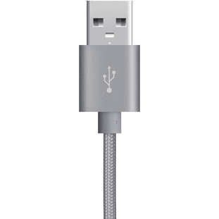 Фото товара Deppa Alum USB А 3.0 - USB Type-C (1.2м, нейлоновая оплетка, графит)