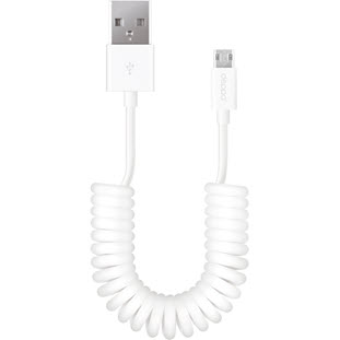 Фото товара Deppa USB - micro USB (витой, 2.0м, белый)