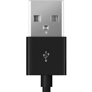 Фото товара Deppa USB - micro USB (витой, 2.0м, черный)