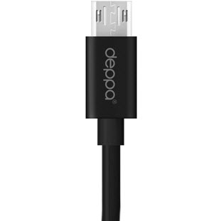 Фото товара Deppa USB - micro USB (витой, 2.0м, черный)