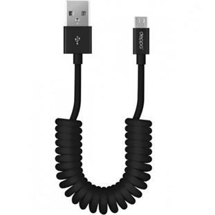 Фото товара Deppa USB - micro USB (витой, 1.5м, черный)