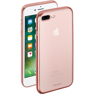 Фото товара Deppa Gel Plus Case матовый для Apple iPhone 7 Plus (розовое золото)