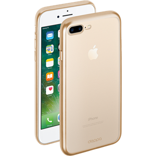 Фото товара Deppa Gel Plus Case матовый для Apple iPhone 7 Plus (золотой)