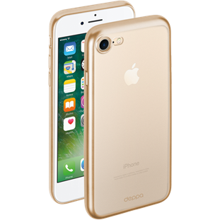 Фото товара Deppa Gel Plus Case матовый для Apple iPhone 7 (золотой)