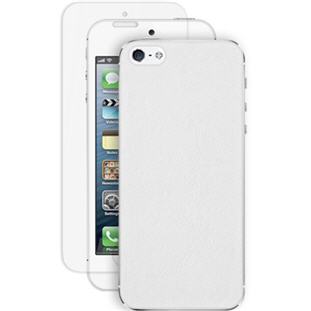 Фото товара Deppa накладка кожаная для Apple iPhone 5 (rich white)