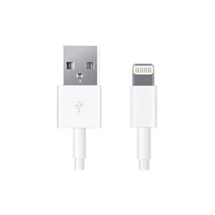 Фото товара Deppa СЗУ USB 1А, дата-кабель 8-pin для Apple, Ultra MFI (белый)